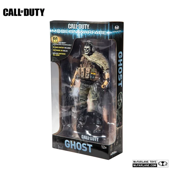 SPECIAL GHOST FIGURINE CALL OF DUTY MODERN WARFARE McFARLANE TOYS 15 CM