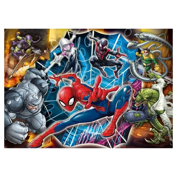 SPIDERMAN - PUZZLE SUPERCOLOR 104 PIECES MAXI
