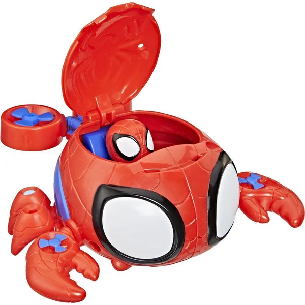 SPIDEY ET SES AMIS EXTRANSFORMERS ORDINAIRES - WATER-WEBS - FIGURINE ET VOITURE