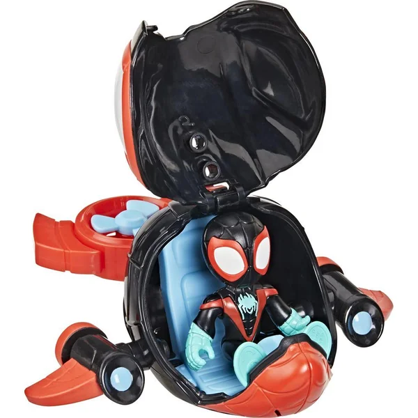 SPIDEY ET SES AMIS EXTRANSFORMERS ORDINAIRES - WATER-WEBS - FIGURINE ET VOITURE