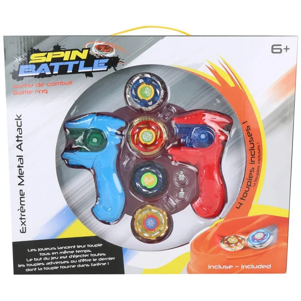 SPIN BATTLE - ARENE DE COMBAT 4 TOUPIES