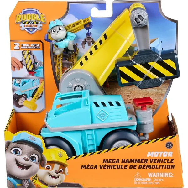 Spin Master Paw Patrol Rubble & Crew Véhicule Fonctionnel Moteur