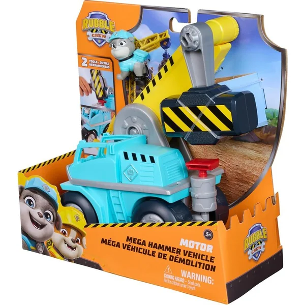 Spin Master Paw Patrol Rubble & Crew Véhicule Fonctionnel Moteur