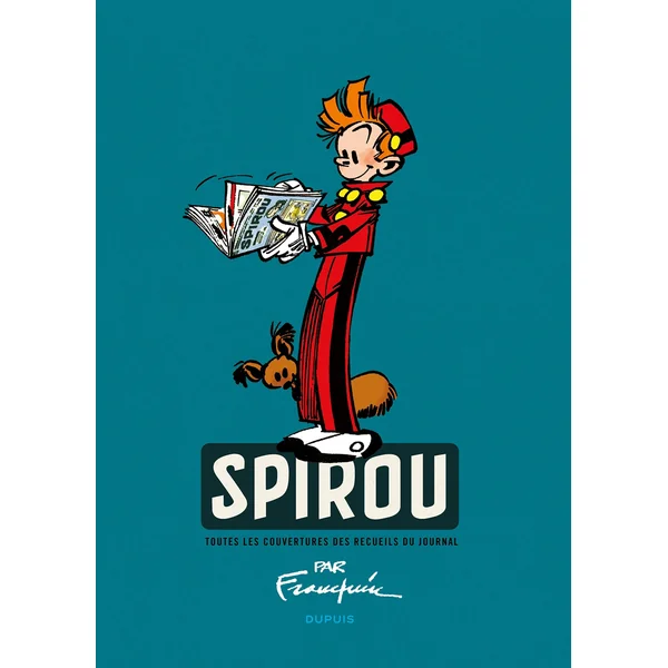 SPIROU, TOUTES LES COUVERTURES DES RECUEILS DU JOURNAL par FRANQUIN (exemplaire avec défauts)