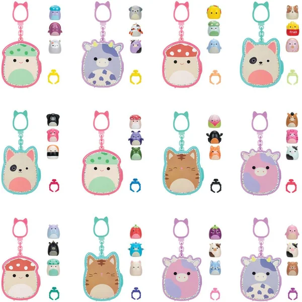 SQUISHMALLOWS CLIPS MYSTERE 3 PERSONNAGES