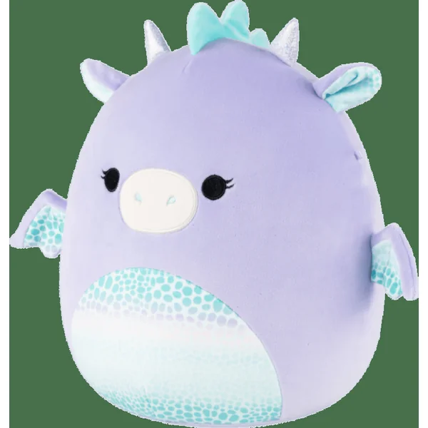 SQUISHMALLOWS Dragon violet - Drow, 30 cm