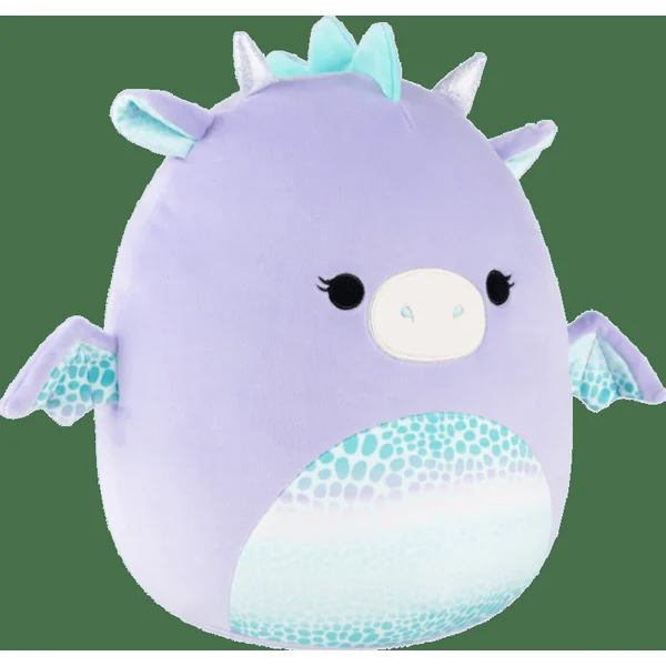 SQUISHMALLOWS Dragon violet - Drow, 30 cm