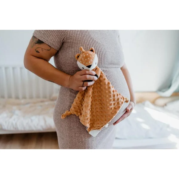 Srnka babyted, endormisseur anneau de dentition, hochet peluche 25x25cm