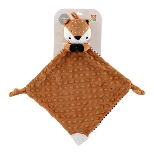 Srnka babyted, endormisseur anneau de dentition, hochet peluche 25x25cm