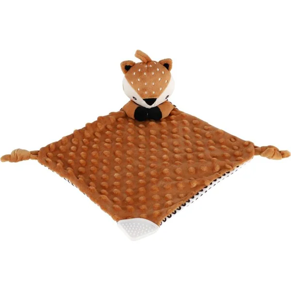 Srnka babyted, endormisseur anneau de dentition, hochet peluche 25x25cm