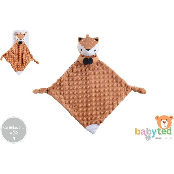 Srnka babyted, endormisseur anneau de dentition, hochet peluche 25x25cm