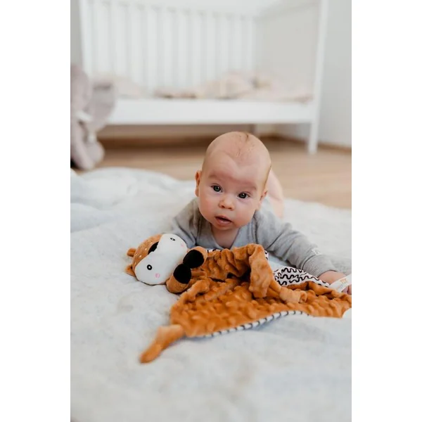 Srnka babyted, endormisseur anneau de dentition, hochet peluche 25x25cm