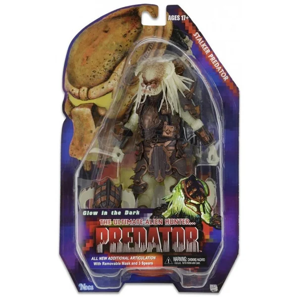 STALKER PREDATOR (GLOW IN THE DARK) FIGURINE PREDATOR SERIE 16 NECA 18 CM