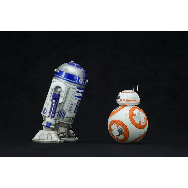 STAR WARS: R2-D2 & C-3PO with BB-8 - statuettes pvc artfx+ 1/10 17 cm