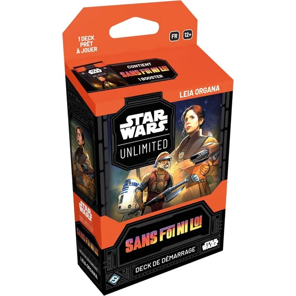 STAR WARS UNLIMITED - DECK DE DEMARRAGE SANS FOI NI LOI LEIA ORGANA