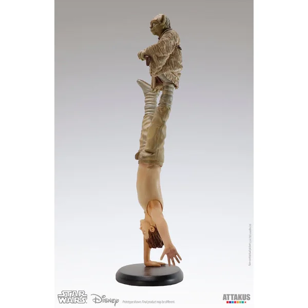 STAR WARS: YODA & LUKE SKYWALKER, DAGOBAH TRAINING, collection "elite" - statuette résine 1/10 26 cm