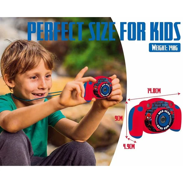 STARCAM® SPIDERMAN. APPAREIL PHOTO NUMERIQUE HD AVEC CARTE SD