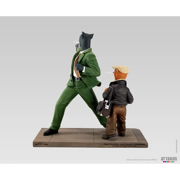 Statuette Blacksad paré à tirer & Weekly - Edition Spéciale Librairie Bulle Attakus 2023 (C830b)