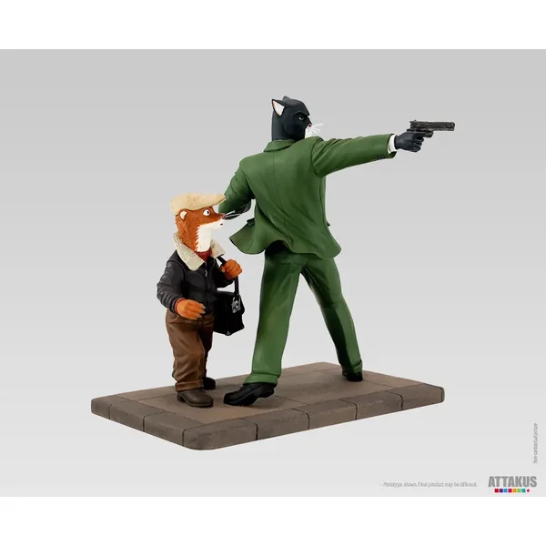 Statuette Blacksad paré à tirer & Weekly - Edition Spéciale Librairie Bulle Attakus 2023 (C830b)