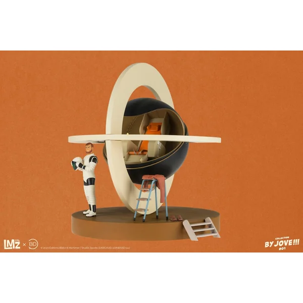 Statuette Blake & Mortimer, Mortimer et le Chronoscaphe (combinaison blanche), collection By Jove !!! 01 LMZ Collectibles