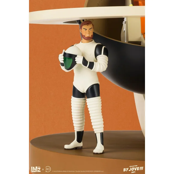 Statuette Blake & Mortimer, Mortimer et le Chronoscaphe (combinaison blanche), collection By Jove !!! 01 LMZ Collectibles