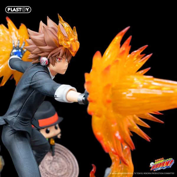 Statuette de collection 1:6 Hitman Reborn! : Tsuna, Reborn & Natsu, Plastoy Statue Collection 2025