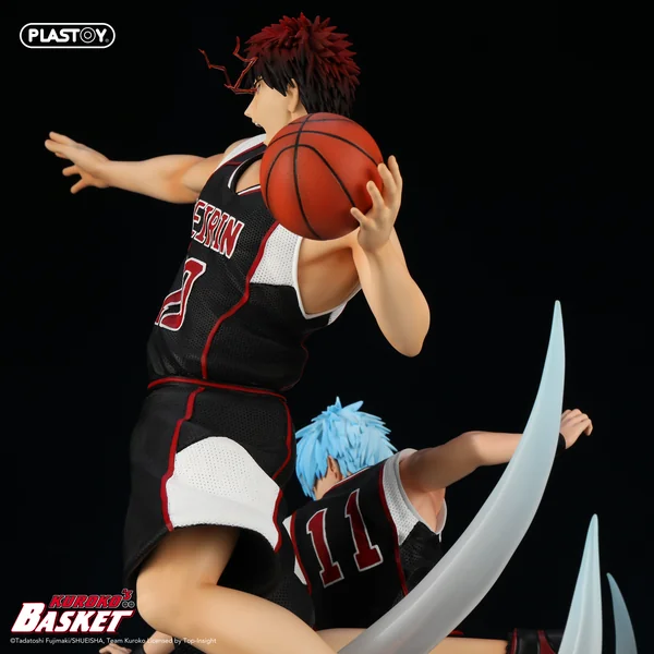Statuette de collection 1:6 Kuroko's Basket : Tetsuya Kuroko & Taiga Kagami (Black Jersey Edition), Plastoy Statue Collection 2025