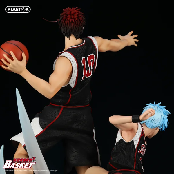 Statuette de collection 1:6 Kuroko's Basket : Tetsuya Kuroko & Taiga Kagami (Black Jersey Edition), Plastoy Statue Collection 2025