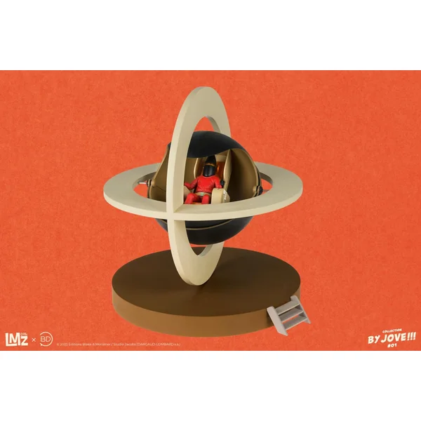 Statuette de collection Blake & Mortimer, Mortimer et le Chronoscaphe (combinaison rouge), collection By Jove !!! 01 LMZ Collectibles