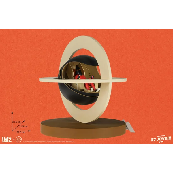 Statuette de collection Blake & Mortimer, Mortimer et le Chronoscaphe (combinaison rouge), collection By Jove !!! 01 LMZ Collectibles