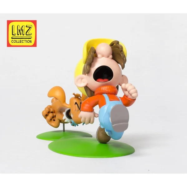Statuette de collection Boule & Bill: Bill poursuivant Pouf LMZ Collectibles 2018