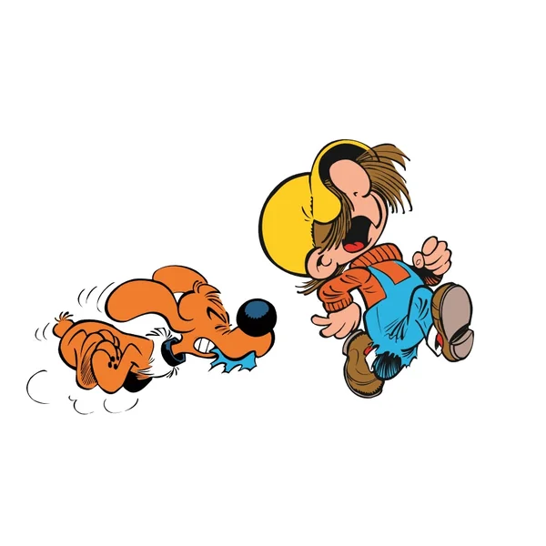 Statuette de collection Boule & Bill: Bill poursuivant Pouf LMZ Collectibles 2018