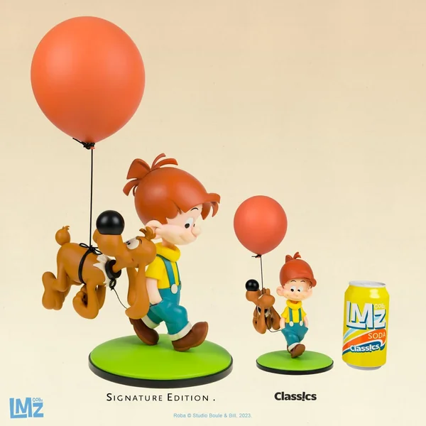 Statuette de collection Boule & Bill "léger comme l'air", version Class!cs LMZ Collectibles 2023