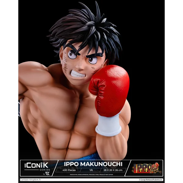 Statuette de collection Ippo Makunouchi, Ikonik Series 1:6 Cartoon Kingdom 2025
