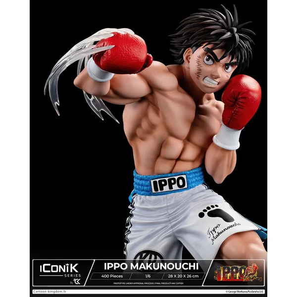 Statuette de collection Ippo Makunouchi, Ikonik Series 1:6 Cartoon Kingdom 2025