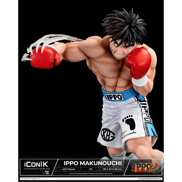 Statuette de collection Ippo Makunouchi, Ikonik Series 1:6 Cartoon Kingdom 2025