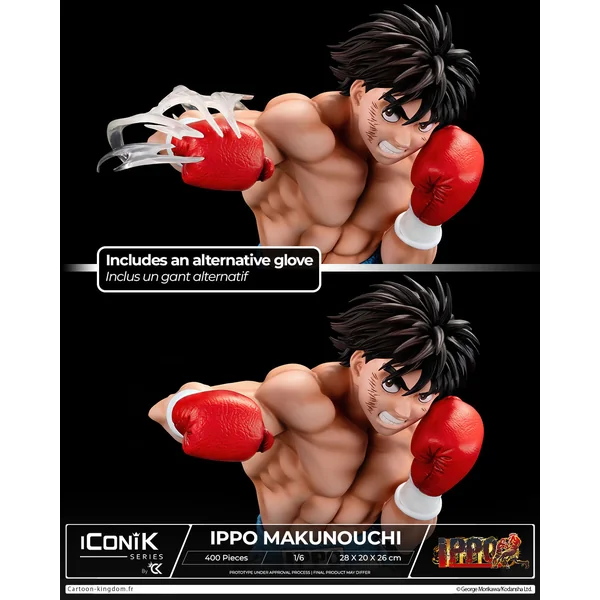 Statuette de collection Ippo Makunouchi, Ikonik Series 1:6 Cartoon Kingdom 2025