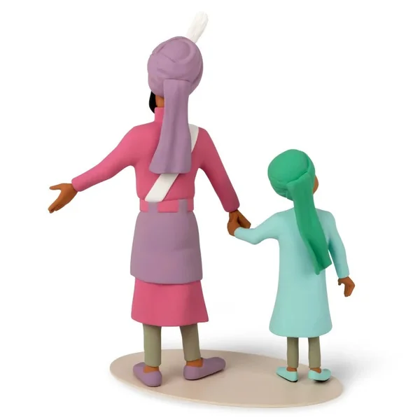 Statuette de collection le Maharadjah et son fils "Le Musée Imaginaire de TINTIN" Tintinimaginatio 46019