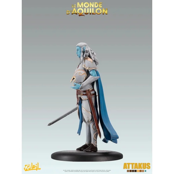 Statuette de collection Le Monde d'Aquilon - Elfes - Lanawyn - Gamme Diamant Attakus 2025 (C839)