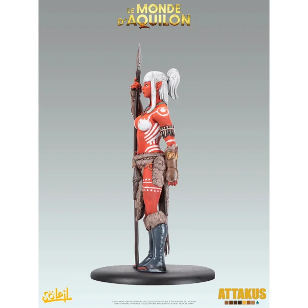 Statuette de collection Le Monde d'Aquilon - Elfes - Lea’saa - Gamme Diamant Attakus 2025 (C837)
