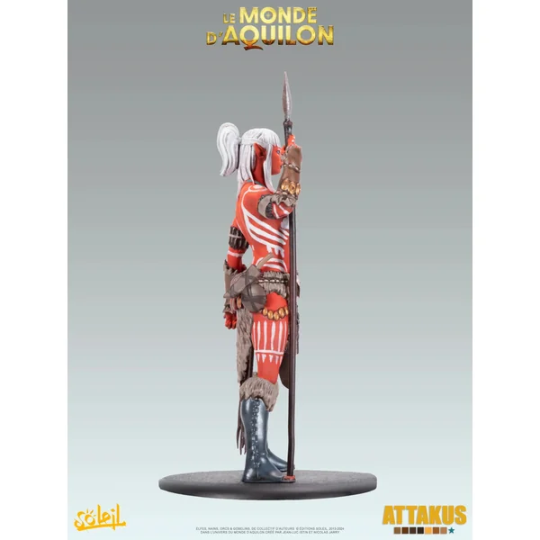 Statuette de collection Le Monde d'Aquilon - Elfes - Lea’saa - Gamme Diamant Attakus 2025 (C837)