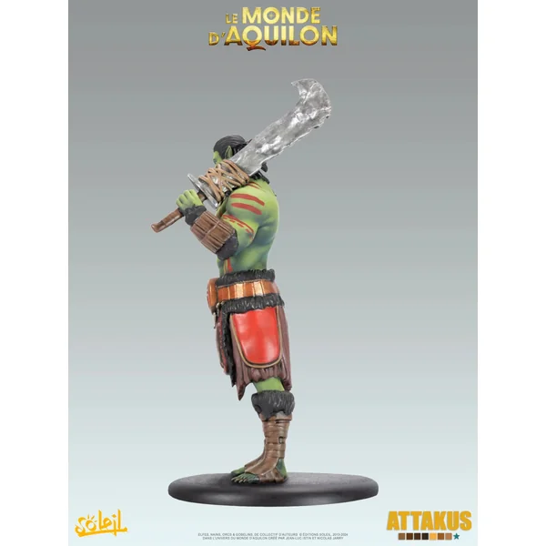 Statuette de collection Le Monde d'Aquilon - Elfes - Turuk "Masque" - Gamme Diamant Attakus 2025 (C836)