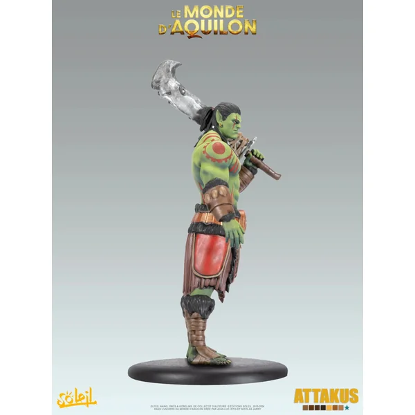 Statuette de collection Le Monde d'Aquilon - Elfes - Turuk "Masque" - Gamme Diamant Attakus 2025 (C836)