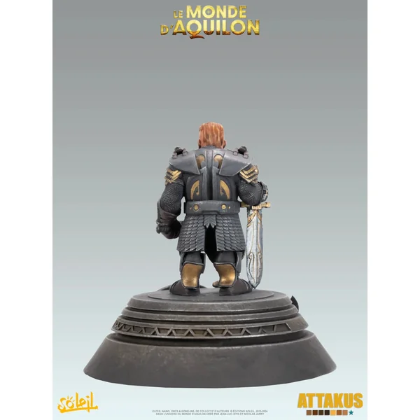 Statuette de collection Le Monde d'Aquilon - Nains - Diorama Redwin de la Forge - Gamme Diamant Attakus 2025 (C841)