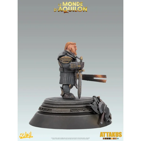 Statuette de collection Le Monde d'Aquilon - Nains - Diorama Redwin de la Forge - Gamme Diamant Attakus 2025 (C841)