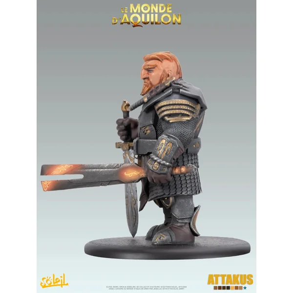 Statuette de collection Le Monde d'Aquilon - Nains - Redwin de la Forge - Gamme Diamant Attakus 2025 (C834)