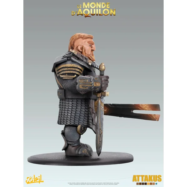 Statuette de collection Le Monde d'Aquilon - Nains - Redwin de la Forge - Gamme Diamant Attakus 2025 (C834)