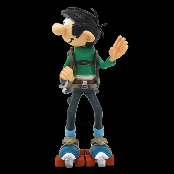 Statuette de collection Les Inventions de Gaston Lagaffe, Moteur sur patins à roulettes (Franquin) Collectoys 2025 (000326)