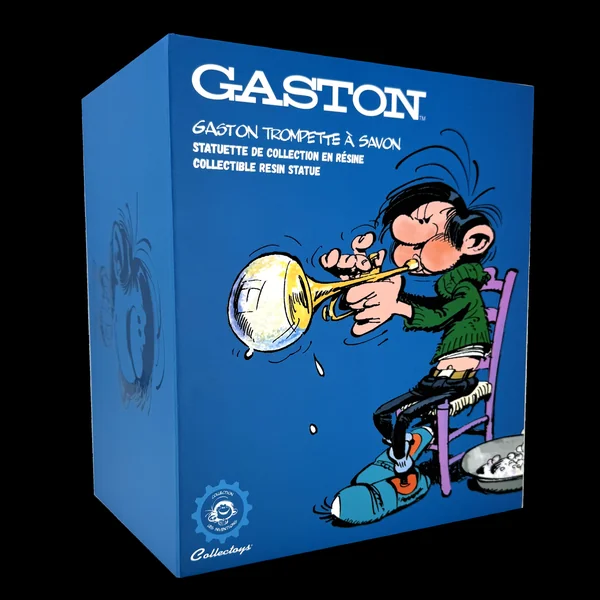 Statuette de collection Les Inventions de Gaston Lagaffe, Trompette à savon (Franquin) Collectoys 2025 (000327)