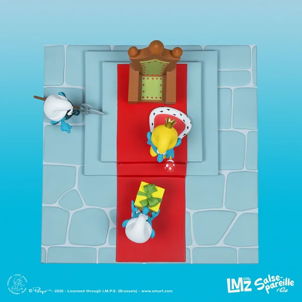 Statuette de collection Les Schtroumpfs, Le Schtroumpfissime collection Salsepareille & Cie 02 LMZ Collectibles 2025